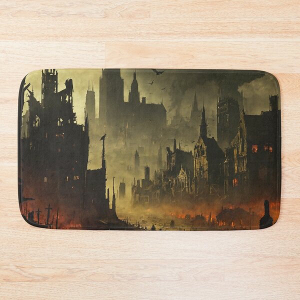 Item preview, plague city, art, devastation, epidemic designed and sold by DonnaBlankaArt.