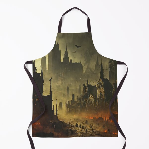 Item preview, plague city, art, devastation, epidemic designed and sold by DonnaBlankaArt.