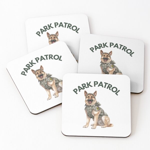 Item preview, Park Patrol German Shepherd | Funny Dog Art designed and sold by Graphlie.