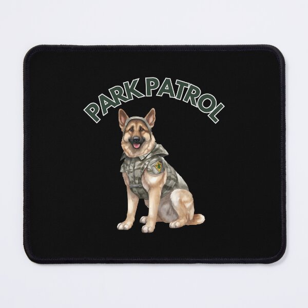 Item preview, Park Patrol German Shepherd | Funny Dog Art designed and sold by Graphlie.