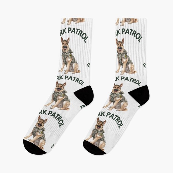 Item preview, Park Patrol German Shepherd | Funny Dog Art designed and sold by Graphlie.
