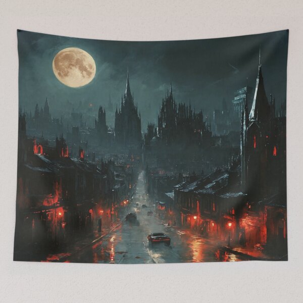 Item preview, plague city, art, devastation, epidemic designed and sold by DonnaBlankaArt.