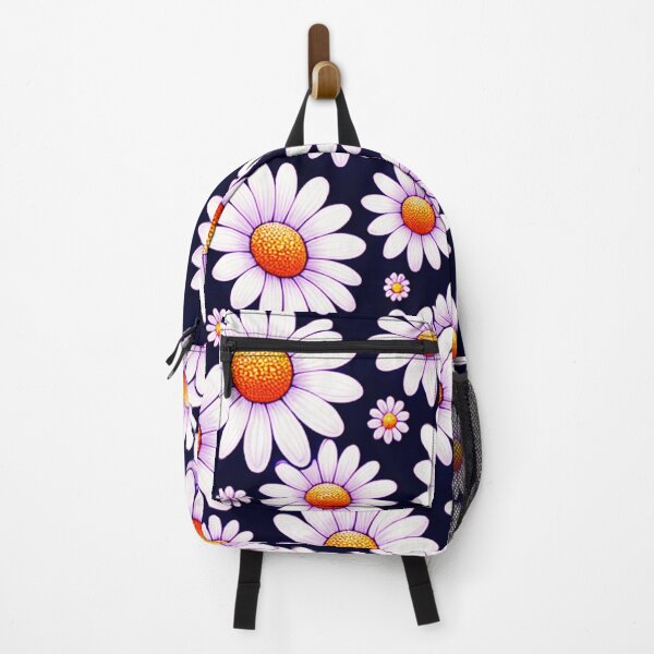 Item preview, Charming Daisy Pattern on Dark Background designed and sold by SportyAndArtful.