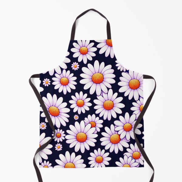 Item preview, Charming Daisy Pattern on Dark Background designed and sold by SportyAndArtful.