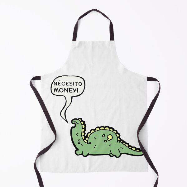 Item preview, Broken Dino "necesito Money" I need money, Spanglish speakers!! designed and sold by ZMaria.