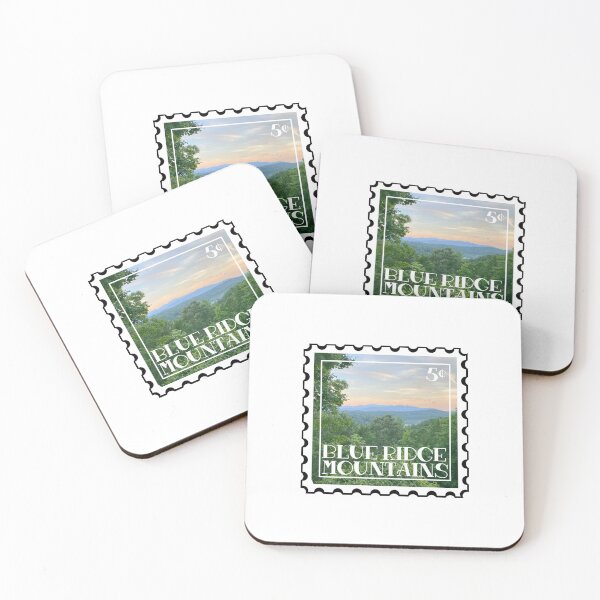 Item preview, Blue Ridge Mountains Stamp designed and sold by MakerBeeDesigns.