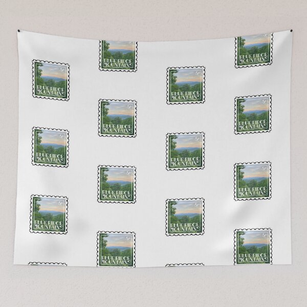Item preview, Sello de las montañas Blue Ridge designed and sold by MakerBeeDesigns.
