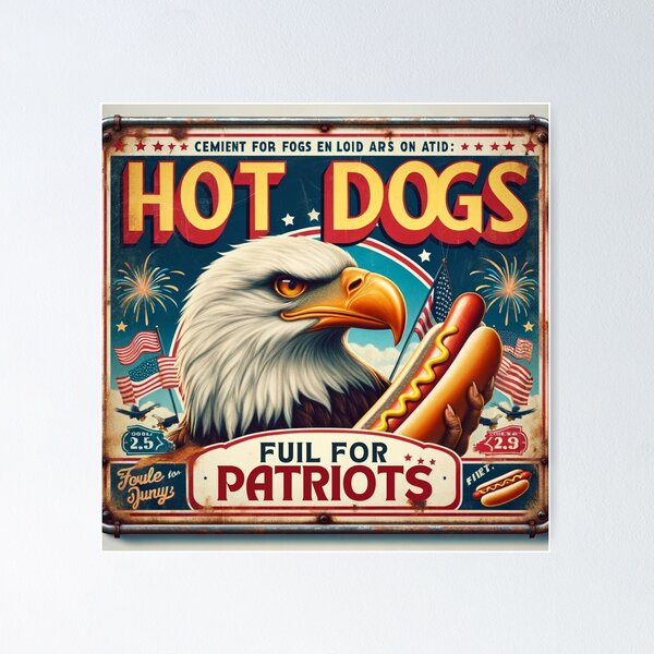 Item preview, American eagle,Hot dogs designed and sold by chanyawee.
