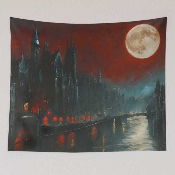 Item preview, plague city, art, devastation, epidemic designed and sold by DonnaBlankaArt.