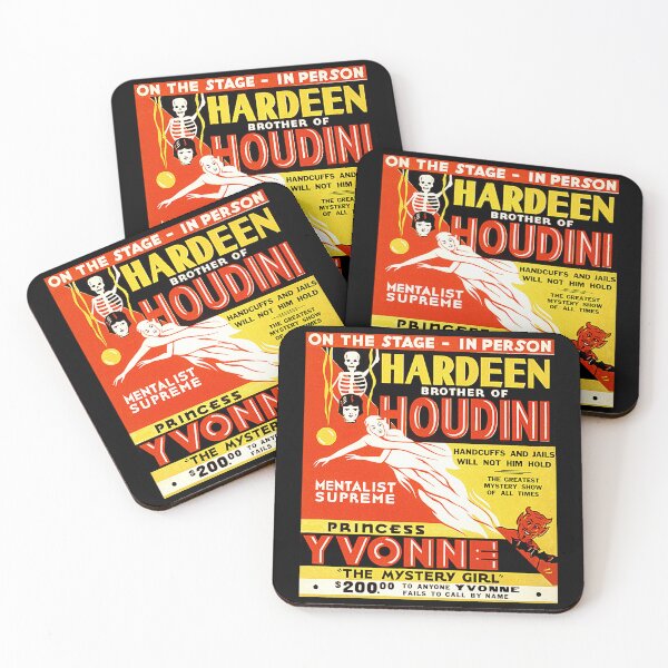Item preview, Mentalist Supreme Hardeen, Brother of Houdini & Mystery Girl 1931 designed and sold by RocketshipRetro.
