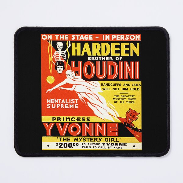 Item preview, Mentalist Supreme Hardeen, Brother of Houdini & Mystery Girl 1931 designed and sold by RocketshipRetro.