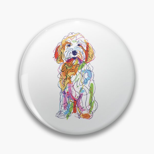 Item preview, Goldendoodle Minimalist Line Art designed and sold by DiverseDoodles.