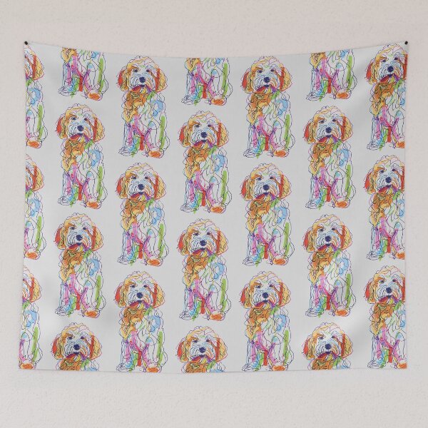 Item preview, Goldendoodle Minimalist Line Art designed and sold by DiverseDoodles.