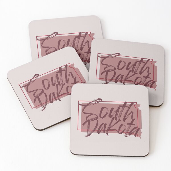 Item preview, South Dakota Cute Design Red and Burgundy designed and sold by ashleygus.