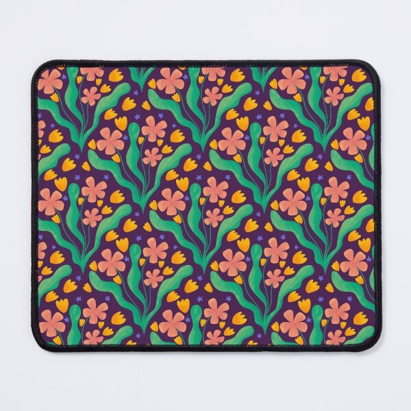 Item preview, Small Bouquet Pattern, purple background designed and sold by Clémentine Douilly.