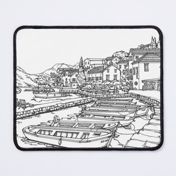 Item preview, Perast in Montenegro designed and sold by LERILERA.