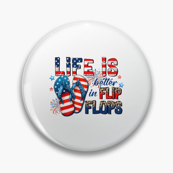 Item preview, Life is better in flip flops designed and sold by Made-by-Gus.