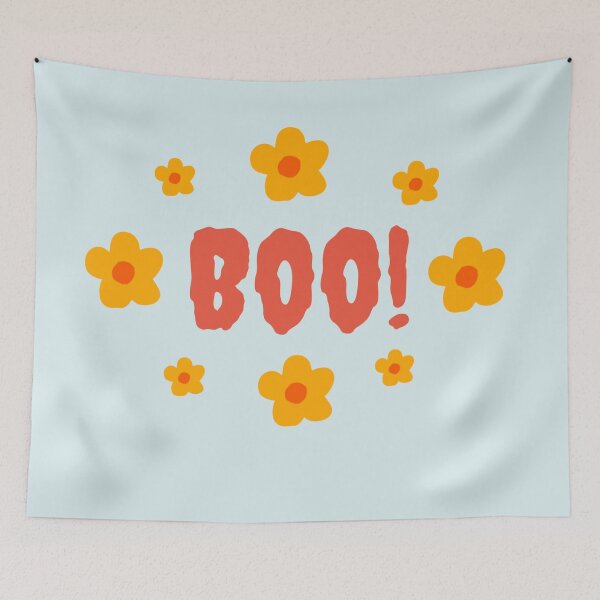 Item preview, Boo! Floral Motif Halloween  designed and sold by DanielleGensler.