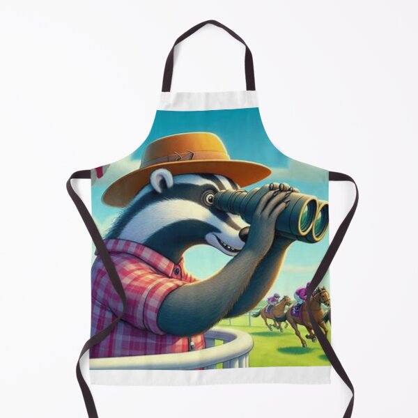 Item preview, Honey Badger loves horse racing designed and sold by BonoloStore.