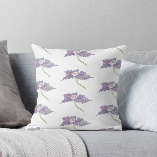 Item preview, Clematis 3: drawing of purple flower. designed and sold by Dustwood-Media.