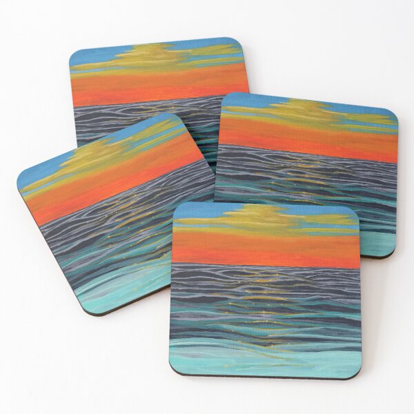 Item preview, Aglow - Beach Sunset designed and sold by IslandTimeOasis.