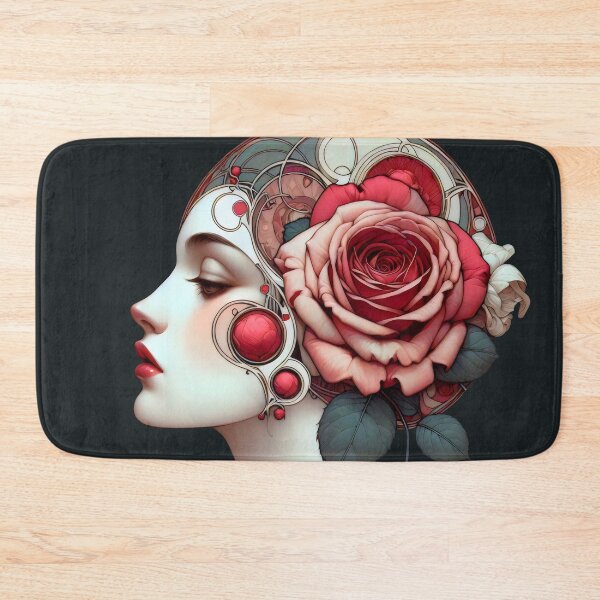 Item preview, Red Female with a Rose designed and sold by DD Design.