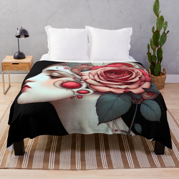 Item preview, Red Female with a Rose designed and sold by DD Design.