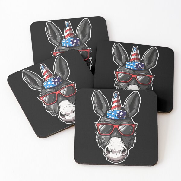 Item preview, Cool Democratic Party Elephant Wearing Sunglasses and American Flag Hat - American Democratic Elections designed and sold by Reichcorp.