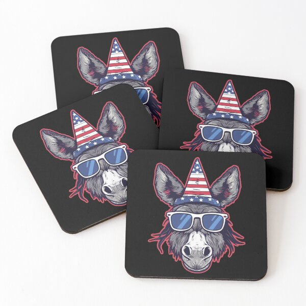 Item preview, Cool Democratic Party Elephant Wearing Sunglasses and American Flag Hat - American Democratic Elections designed and sold by Reichcorp.