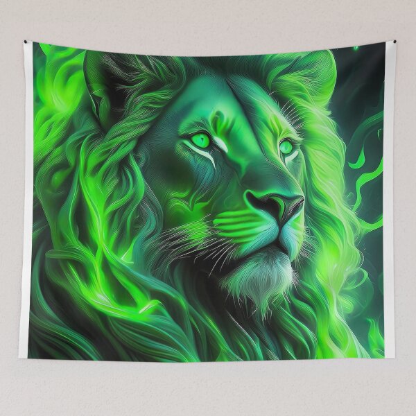 Item preview, Green Lion designed and sold by PixelParadies.