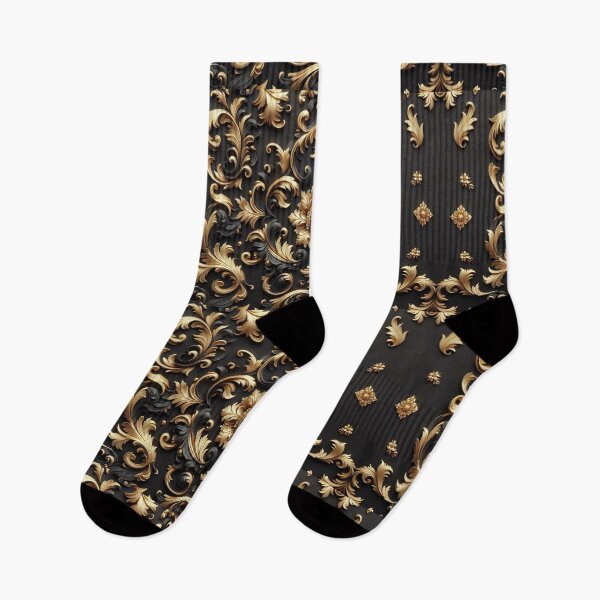Item preview, Matte Black & Gold Rococo designed and sold by DesignsByPrnces.
