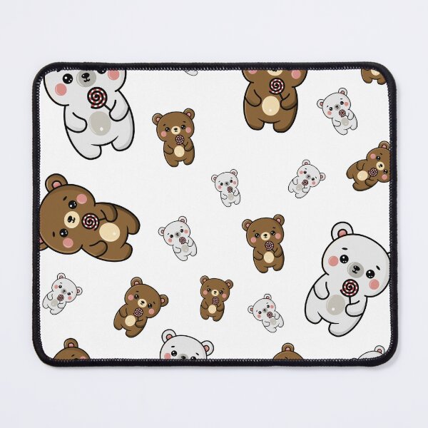 Item preview, Candy Bear Duo Pattern designed and sold by rainbowchaseart.