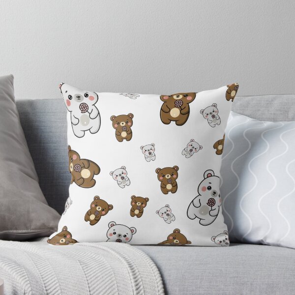 Item preview, Candy Bear Duo Pattern designed and sold by rainbowchaseart.
