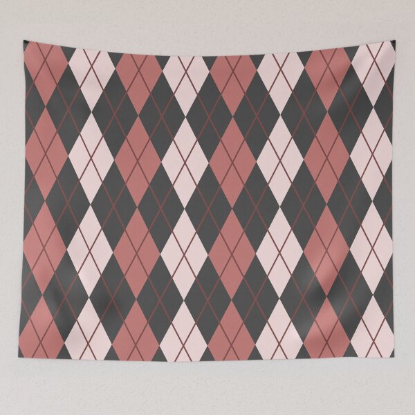 Item preview, Red Tones Argyle Pattern designed and sold by Kpss2564.