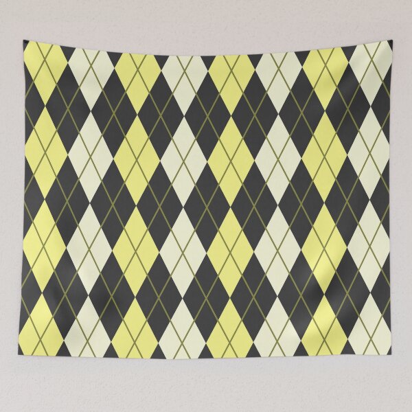 Item preview, Yellow Pastel Argyle Pattern designed and sold by Kpss2564.