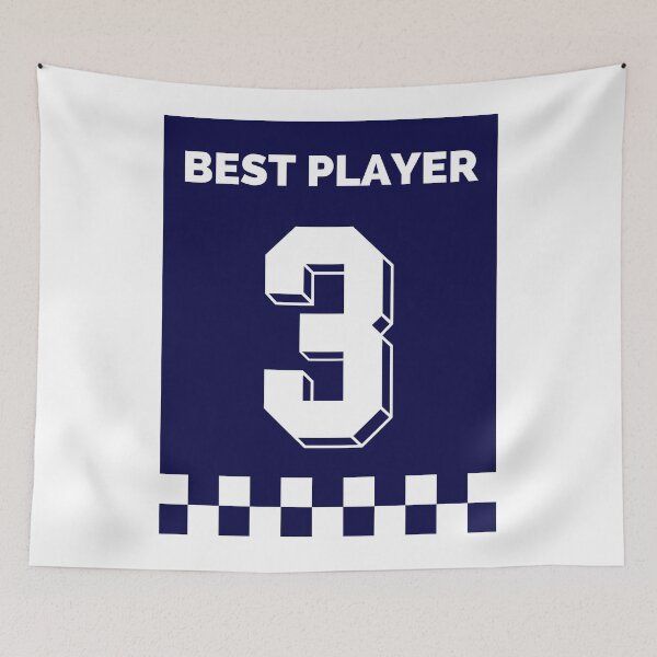Item preview, Unisex Sports DH Apparel - 'Best Player 3' Blue Colour Design designed and sold by Designer-Haven.
