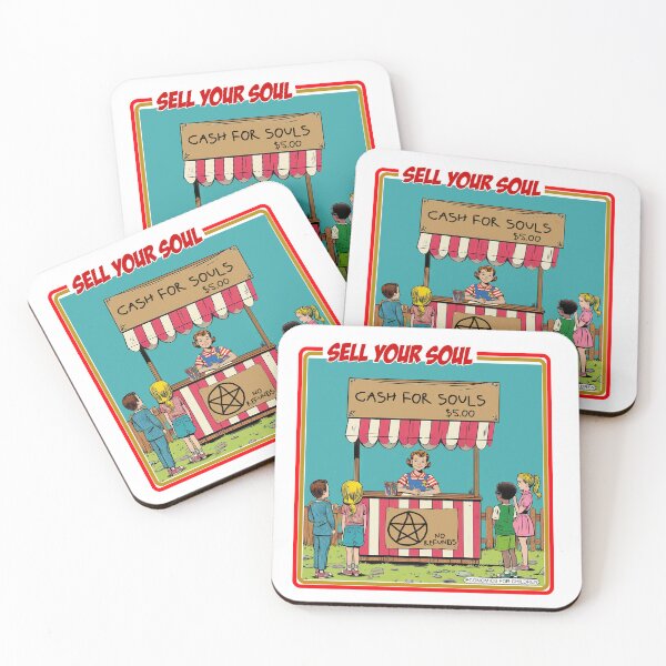 Item preview, Sell Your Soul Retro Vintage Horror designed and sold by sparkerzed.
