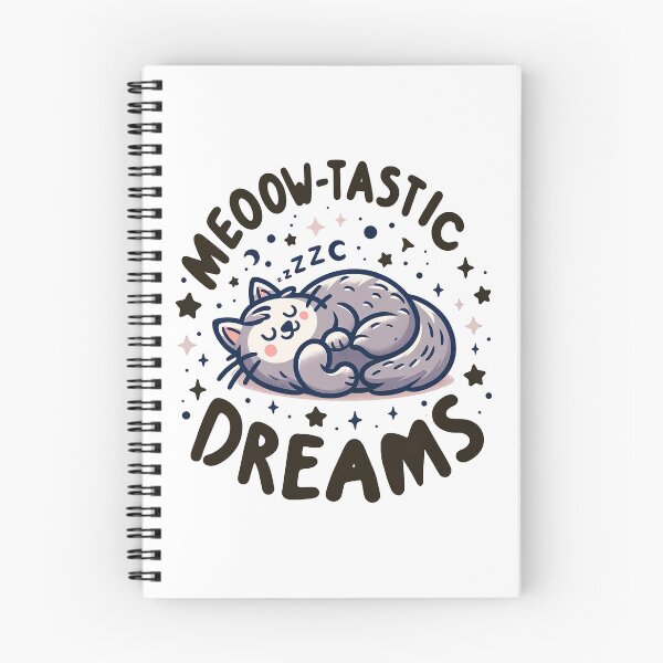 Item preview, Sleeping cat dreaming meowtastic designed and sold by lliiaa1111.