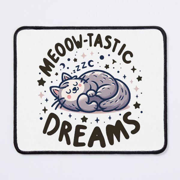 Item preview, Sleeping cat dreaming meowtastic designed and sold by lliiaa1111.