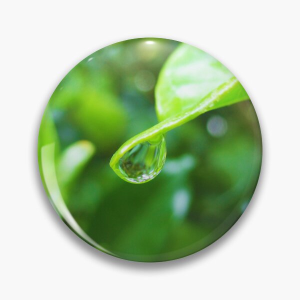Item preview, Light Summer Green Water Drop designed and sold by HeWritesWLight.