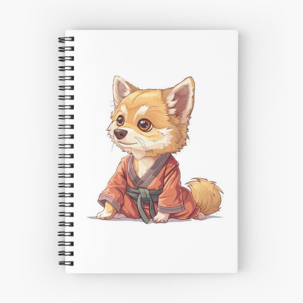 Item preview, Adorable vector dog in karate costume designed and sold by tjnextgen99.