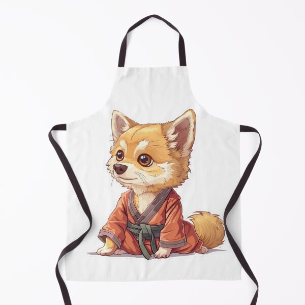 Item preview, Adorable vector dog in karate costume designed and sold by tjnextgen99.