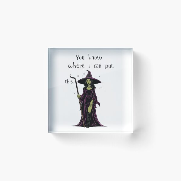 Item preview, Funny Cheeky Witch Shirt designed and sold by MinimusDesigns.