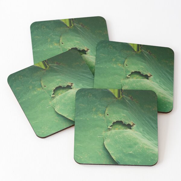 Item preview, green from nature of two lotus leaves joined together designed and sold by FujiFluke.