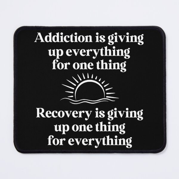 Item preview, Copy of Addiction Is Giving Up Everything for One Thing, Recovery is Giving Up One Thing for Everything designed and sold by Travelslightly.