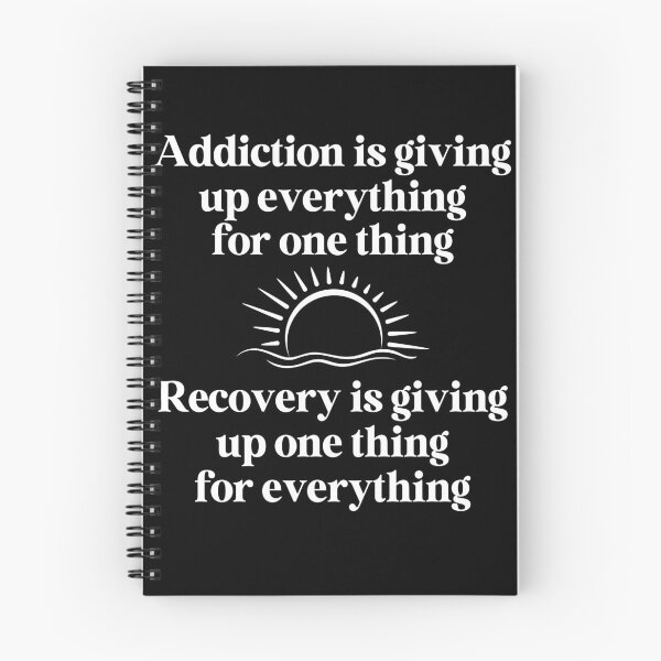 Item preview, Copy of Addiction Is Giving Up Everything for One Thing, Recovery is Giving Up One Thing for Everything designed and sold by Travelslightly.