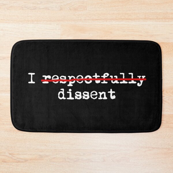 Item preview, Respetuosamente disiento (blanco sobre negro) designed and sold by Thelittlelord.
