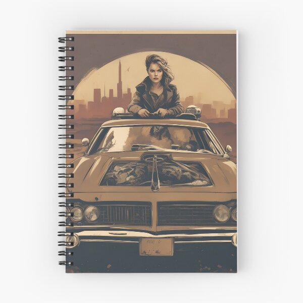 Item preview, Vintage Car and Woman 2 designed and sold by DrawingAndText.