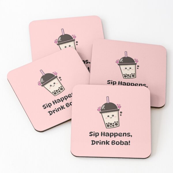 Item preview, Sip Happens, Drink Boba designed and sold by The Retro Stop.