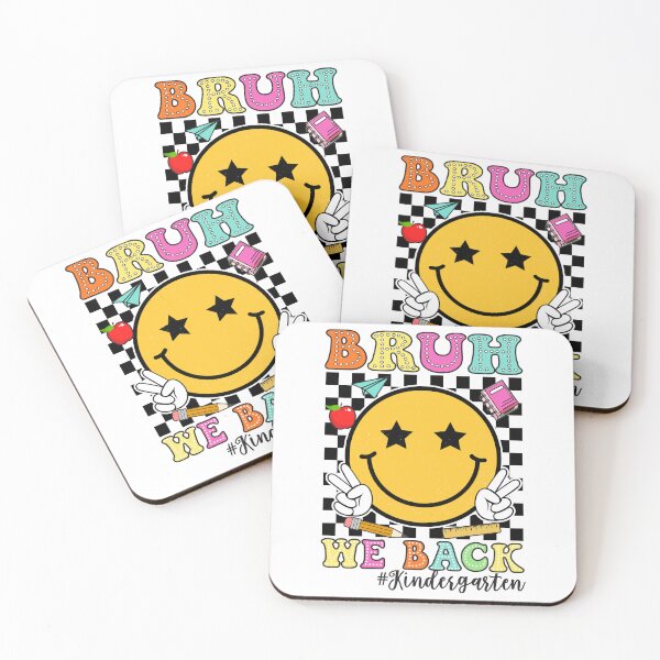 Item preview, Bruh We Back kindergarten Kids Back to School kinder designed and sold by clothesy7.